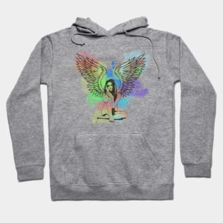 Colourful Angel Hoodie